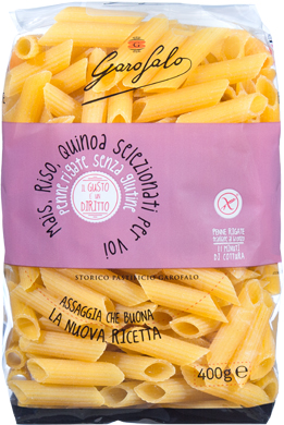 GAROFALO PENNE RIGATE SENZA GLUTINE 400 G - farmasorriso.com