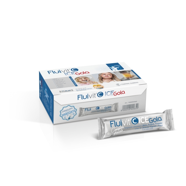 FLUIVIT C ICE GOLA 12 STICKPACK 12 ML - farmasorriso.com