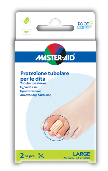 TUBO IN GEL MASTER-AID ELASTICIZZATO L 7,5 CM 2 PEZZI - farmasorriso.com