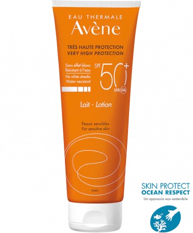 EAU THERMALE AVENE SOLARE LATTE SPF50+ 250 ML NUOVA FORMULA - farmasorriso.com