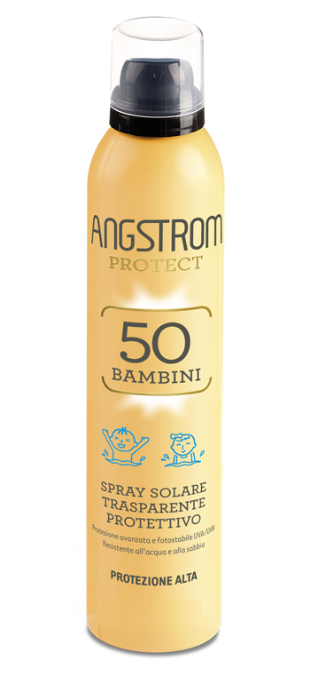 ANGSTROM PROTECT 50 BAMBINI SPRAY SOLARE TRASPARENTE 250 ML - farmasorriso.com