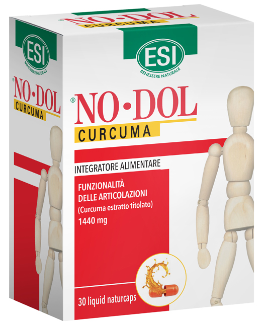 ESI NO DOL CURCUMA 30 NATURCAPS LIQUID - farmasorriso.com