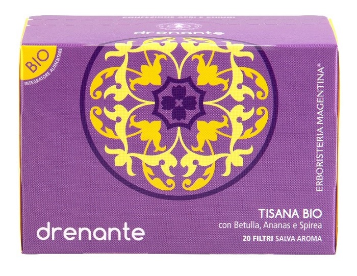 TISANA DRENANTE BIO 20 FILTRI - farmasorriso.com