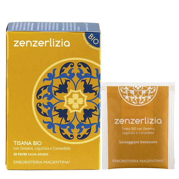 TISANA ZENZERLIZIA BIO 20 FILTRI - farmasorriso.com