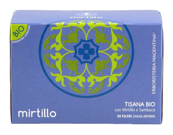 TISANA MIRTILLO BIO 20 FILTRI - farmasorriso.com