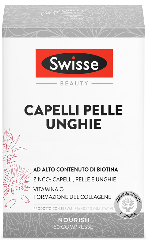 SWISSE CAPELLI PELLE UNGHIE 60 COMPRESSE - farmasorriso.com