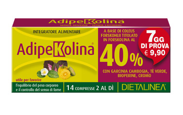 ADIPEKOLINA 7 DAYS 14 COMPRESSE DIETALINEA - farmasorriso.com