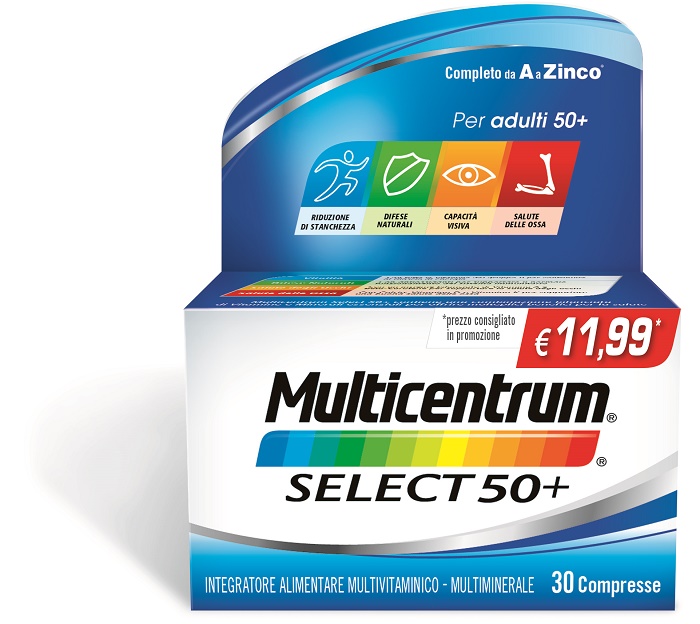 MULTICENTRUM SELECT 30 COMPRESSE PROMO - farmasorriso.com