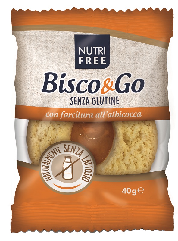 NUTRIFREE BISCO&GO CON FARCITURA ALL'ALBICOCCA 40 G - farmasorriso.com