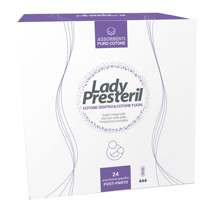 LADY PRESTERIL POSTPARTO 24 PEZZI - farmasorriso.com