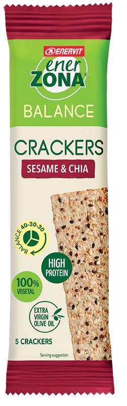 ENERZONA CRACKERS SESAME & CHIA 25 G - farmasorriso.com