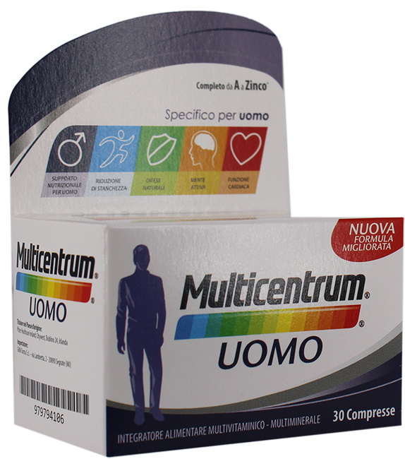 MULTICENTRUM UOMO 30 COMPRESSE - farmasorriso.com