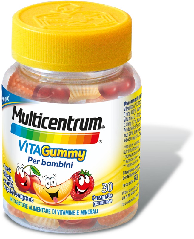 MULTICENTRUM VITAGUMMY 30 CARAMELLE GOMMOSE PROMO 2020 scadenza 06/2022 - farmasorriso.com