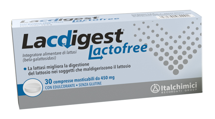 LACDIGEST LACTOFREE 30 COMPRESSE MASTICABILI - farmasorriso.com