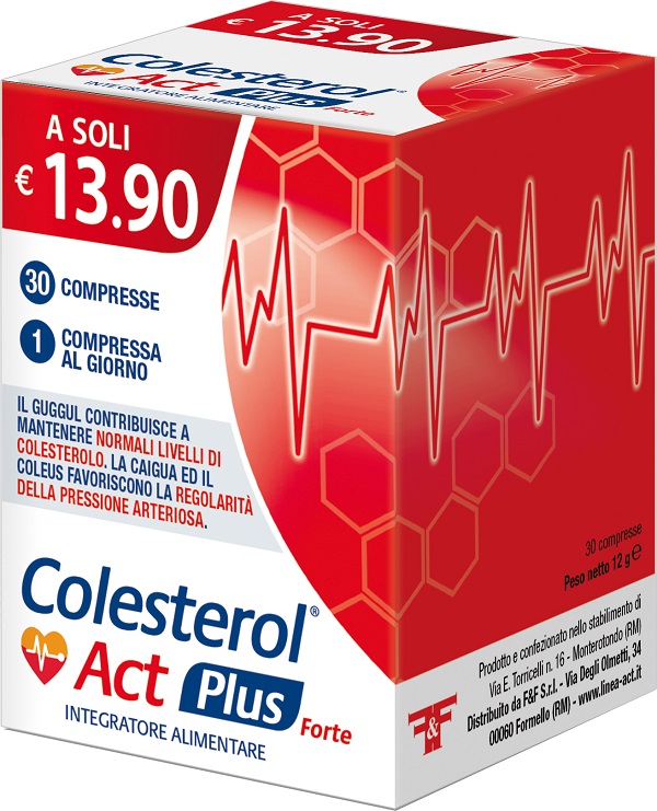 COLESTEROL ACT PLUS FORTE 30 COMPRESSE - farmasorriso.com
