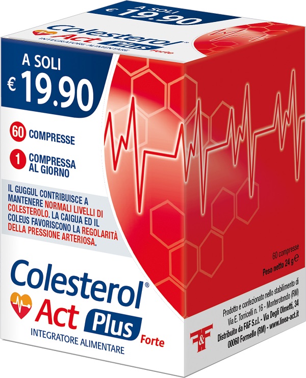 COLESTEROL ACT PLUS FORTE 60 COMPRESSE - farmasorriso.com