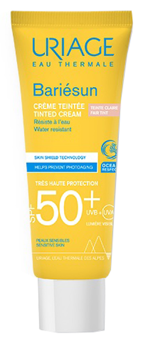 URIAGE EAU THERMALE BARIESUN SPF50+ CREME CLAIRE TEINTEE 50 ML - farmasorriso.com