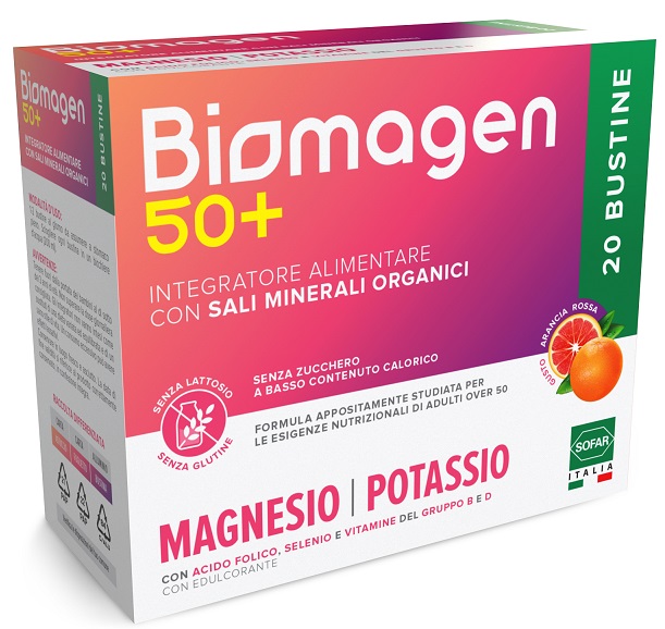 BIOMAGEN 50+ SENZA ZUCCHERI 20 BUSTINE - farmasorriso.com