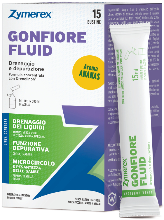 ZYMEREX GONFIORE FLUID 15 BUSTINE - farmasorriso.com
