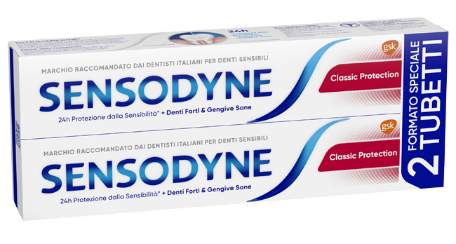 SENSODYNE CLASSICO PROTECTION 2 X 75 ML - farmasorriso.com