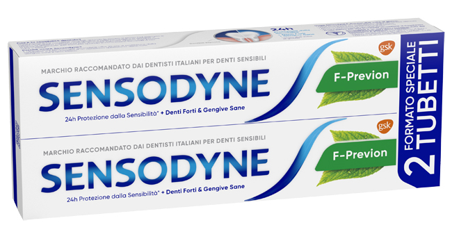 SENSODYNE F PREVION 2 X 75 ML - farmasorriso.com