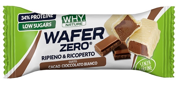 WHYNATURE WAFER ZERO CACAO CIOCCOLATO BIANCO 30 G - farmasorriso.com