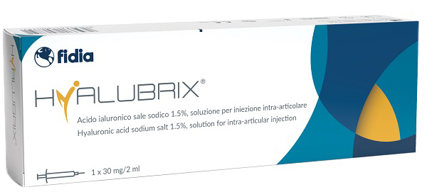SIRINGA INTRA-ARTICOLARE HYALUBRIX ACIDO IALURONICO 1,5% 30 MG 2 ML NO ETO - farmasorriso.com