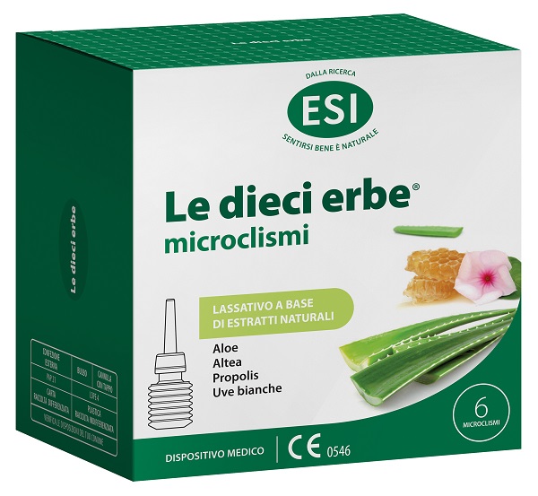 ESI LE DIECI ERBE MICROCLISMI 6 PEZZI - farmasorriso.com