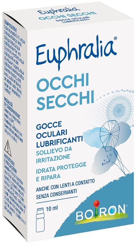 GOCCE OCUALRI LUBRIFICANTI EUPHRALIA OCCHI SECCHI 10 ML - farmasorriso.com