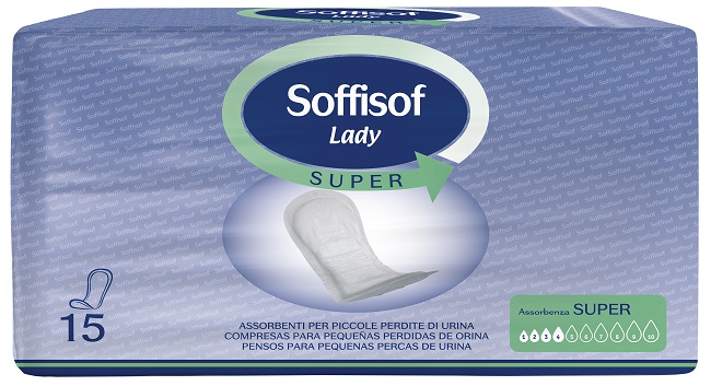 PANNOLONE PER INCONTINENZA SOFFISOF LADY CLASSIC SUPER 15 PEZZI - farmasorriso.com