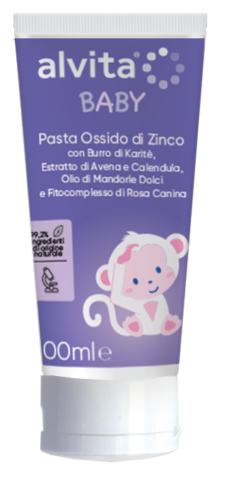 ALVITA BABY PASTA OSSIDO DI ZINCO 100 ML - farmasorriso.com