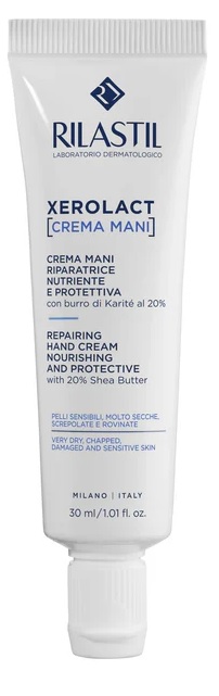 RILASTIL XEROLACT CREMA MANI NUTRIENTE E PROTETTIVA NUOVA FORMULA 30 ML - farmasorriso.com