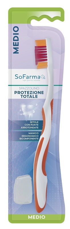 SPAZZOLINO TOTAL PROTECTION SETOLE MEDIE SOFARMAPIU' - farmasorriso.com