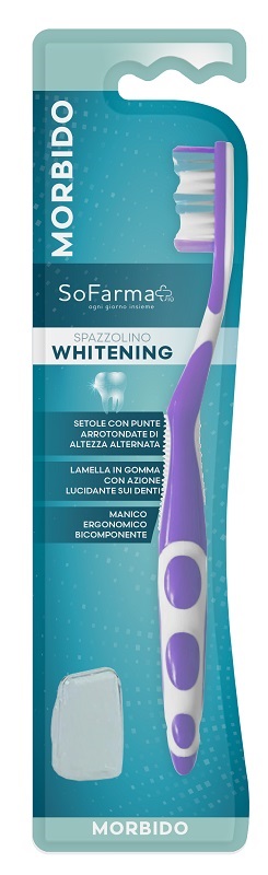 SPAZZOLINO WHITENING SETOLE MORBIDE SOFARMAPIU' - farmasorriso.com