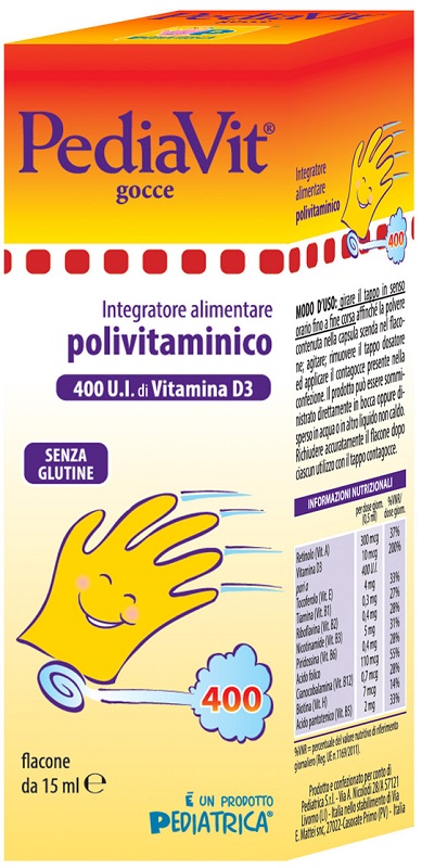 PEDIAVIT GOCCE 15 ML - farmasorriso.com