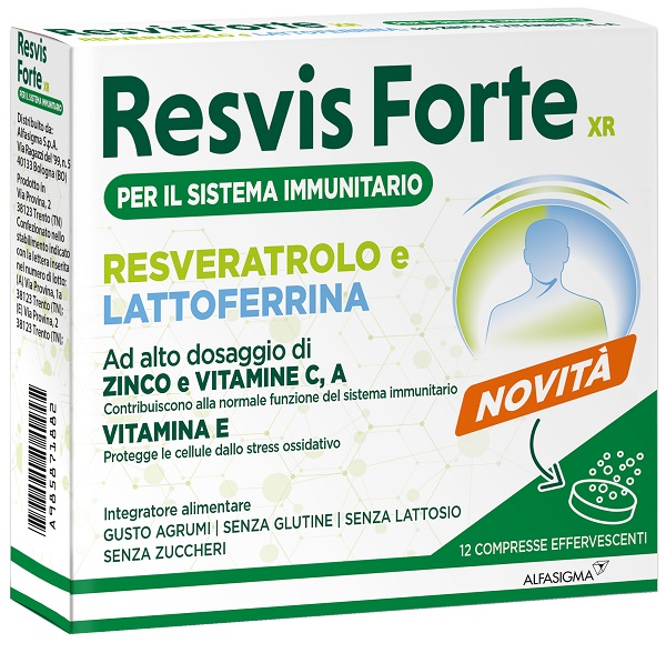 RESVIS FORTE XR 12 COMPRESSE EFFERVESCENTI - farmasorriso.com