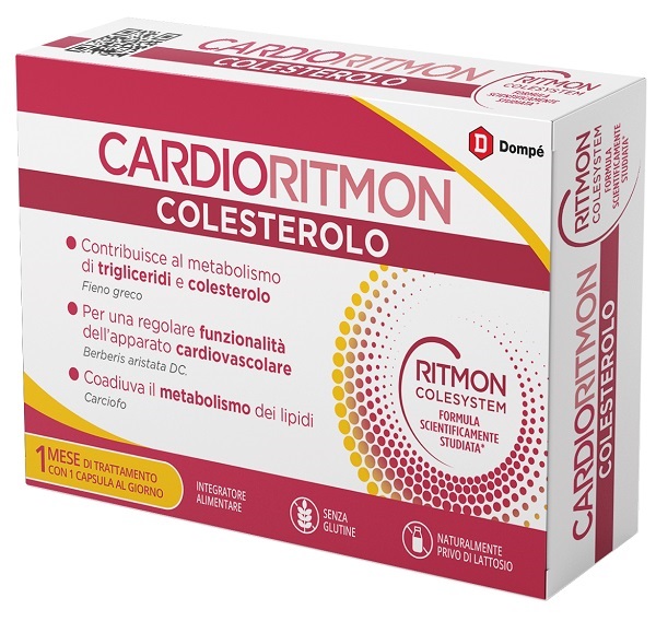CARDIORITMON COLESTEROLO 30 CAPSULE - farmasorriso.com