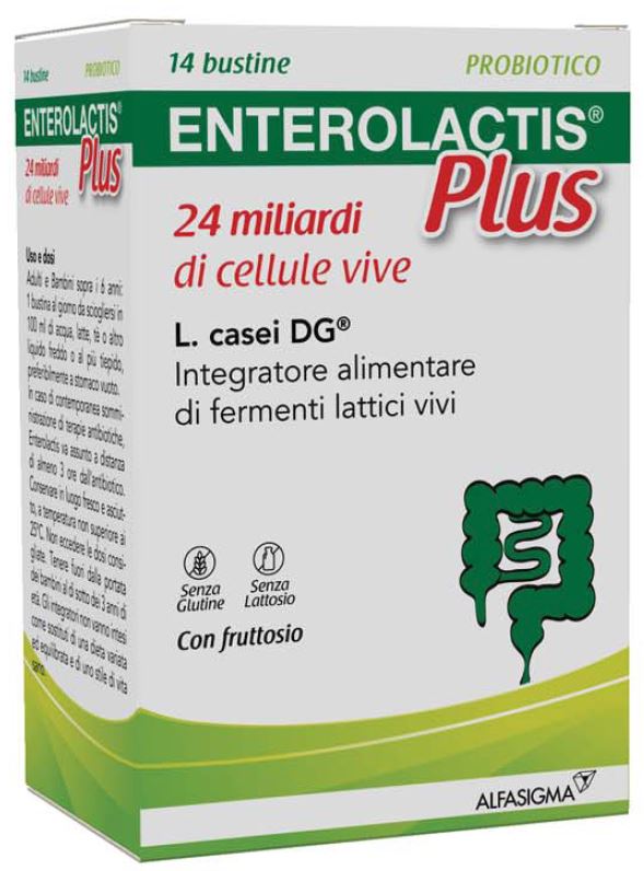 ENTEROLACTIS PLUS 14 BUSTINE - farmasorriso.com