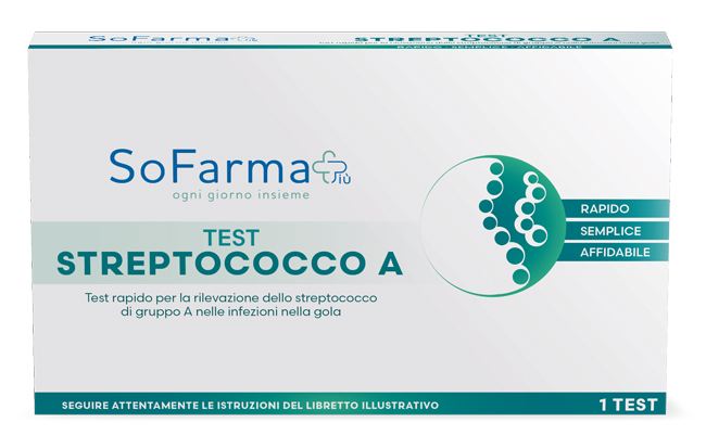 TEST RAPIDO STREPTOCOCCO A SOFARMAPIU' - farmasorriso.com