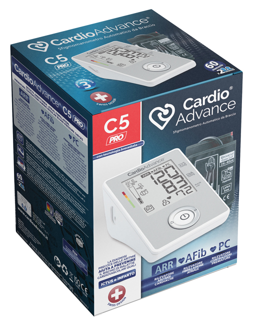 MISURATORE DI PRESSIONE DA BRACCIO CARDIOADVANCE C5 PRO - farmasorriso.com
