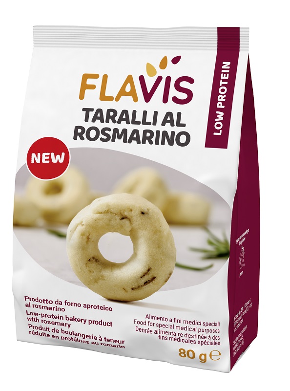 FLAVIS TARALLI ROSMARINO 80 G - farmasorriso.com
