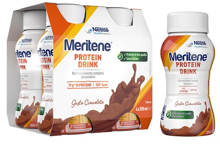 MERITENE DRINK CIOCCOLATO 4 PEZZI DA 200 ML - farmasorriso.com