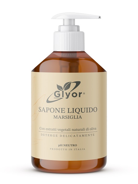 GLYOR SAPONE MANI VISO MARSIGLIA 500 ML - farmasorriso.com