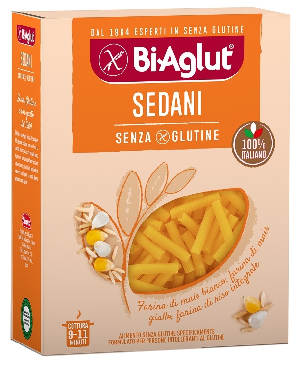 BIAGLUT PASTA SENZA GLUTINE SEDANI 400 G - farmasorriso.com