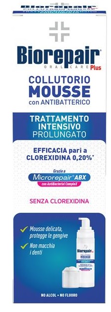 BIOREPAIR PLUS COLLUTORIO MOUSSE ANTIBATTERICO ABX 200 ML - farmasorriso.com