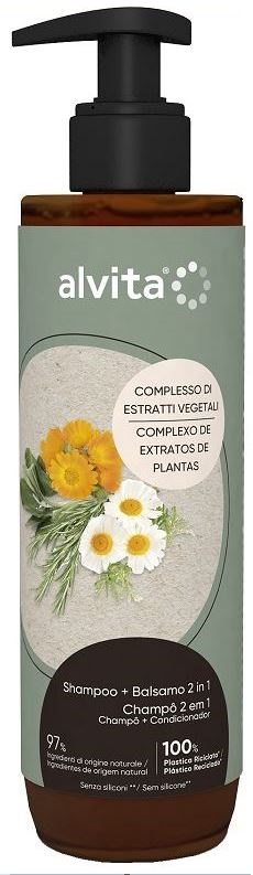 ALVITA SHAMPOO + BALSAMO 2 IN 1 400 ML - farmasorriso.com