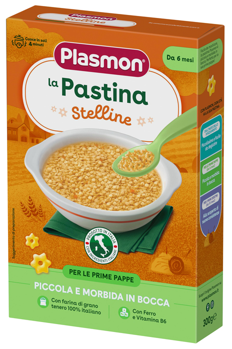 PLASMON PASTA STELLINE 300 G - farmasorriso.com