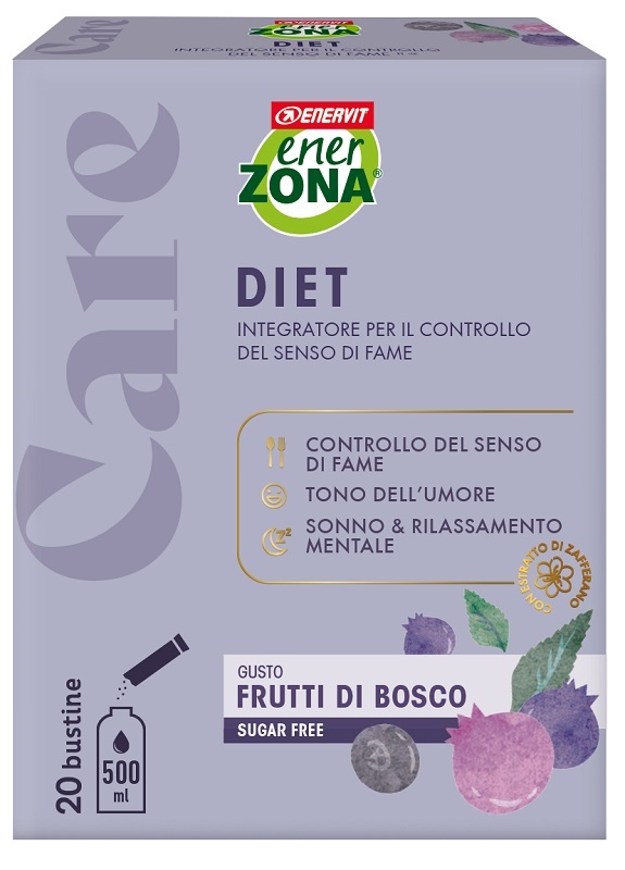 ENERZONA CARE DIET FRUTTI DI BOSCO 20 BUSTINE - farmasorriso.com